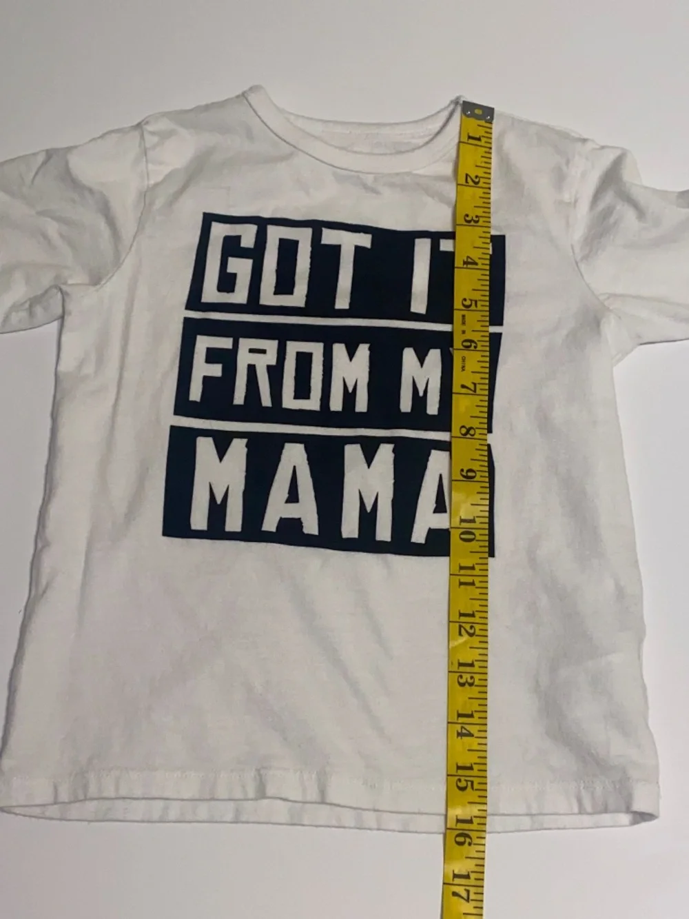 Got It From My Mama Shirt 4T Toddler The Children's Place White Graphic Tee